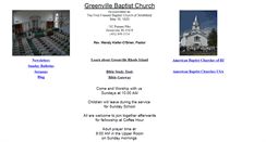 Desktop Screenshot of greenvillebaptistri.org